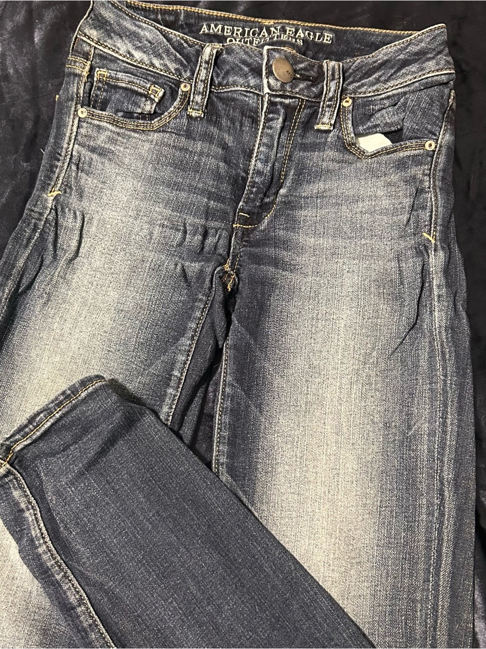 American Eagle Outfitters Women’s Blue Skinny Jeans